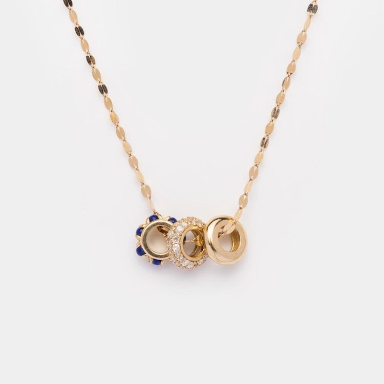 Solid Gold Anniversaire Charm