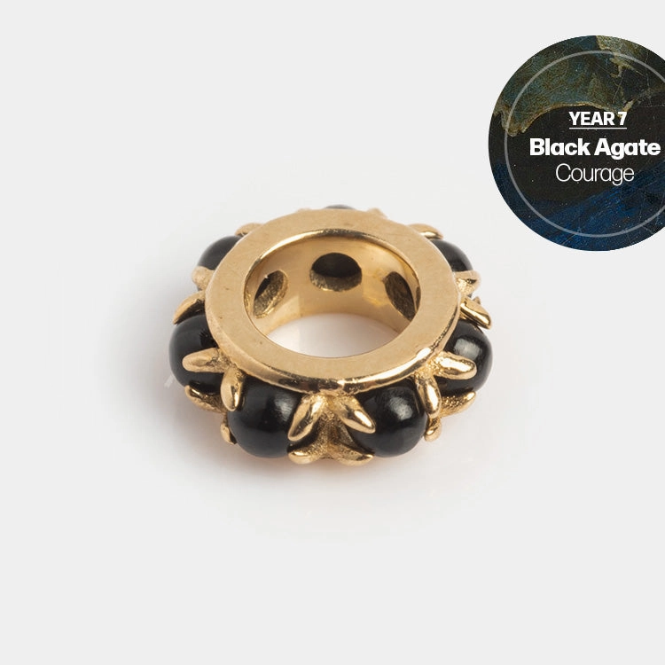 Solid Gold Anniversaire Charm