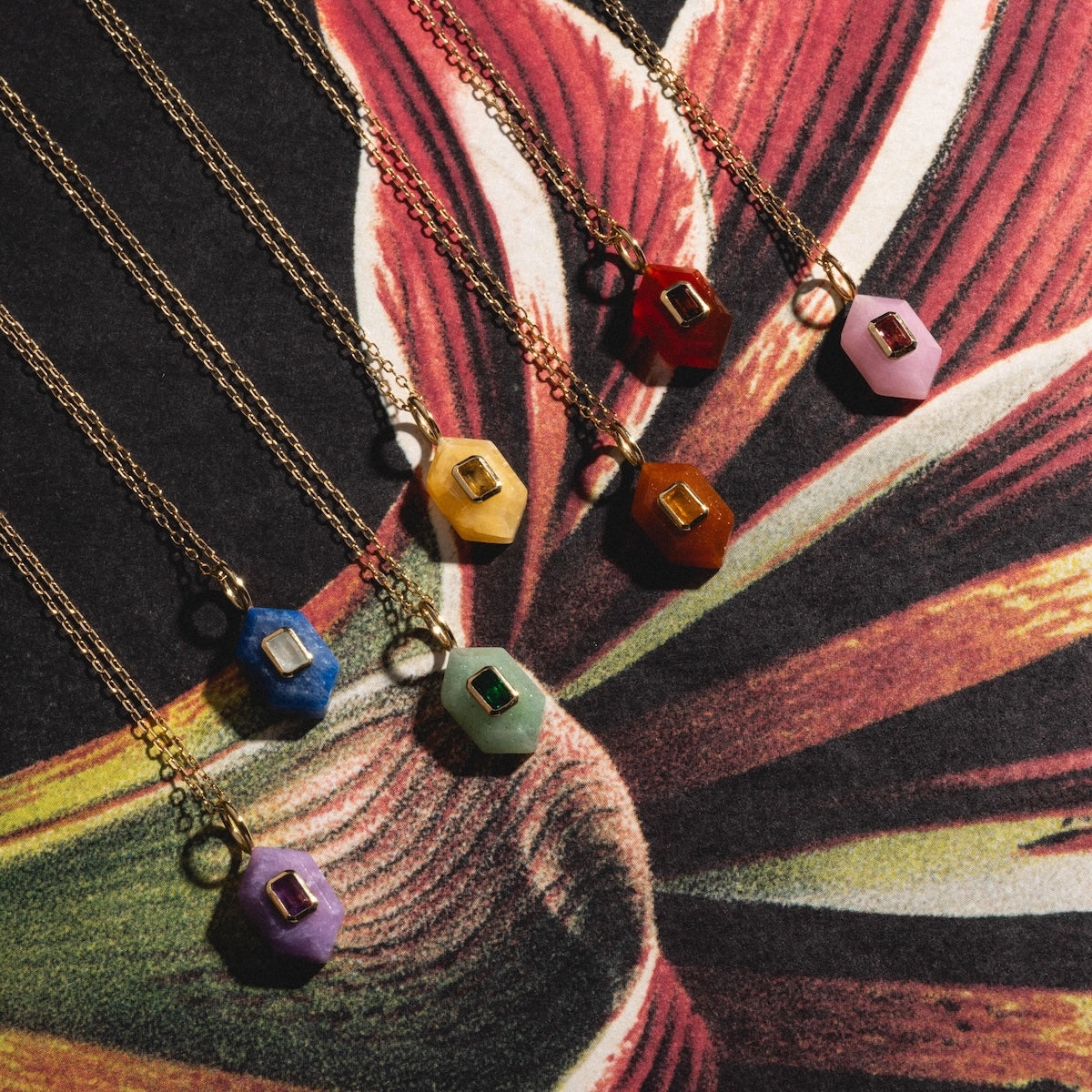 Solid Gold Aura Necklace
