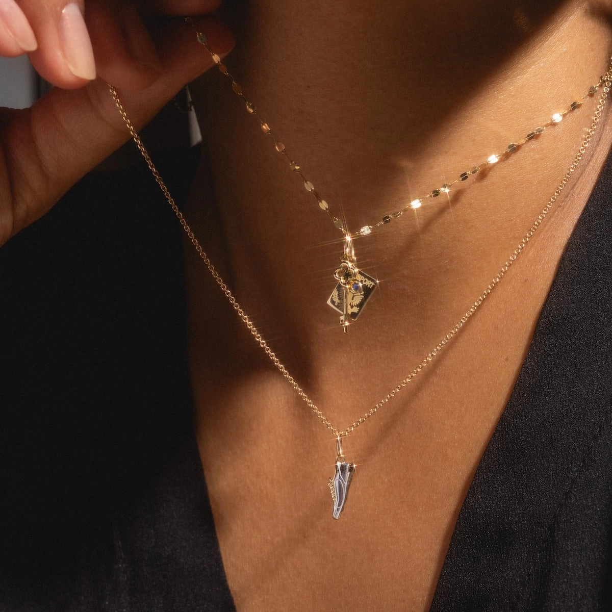 Solid Gold Celebration Charm