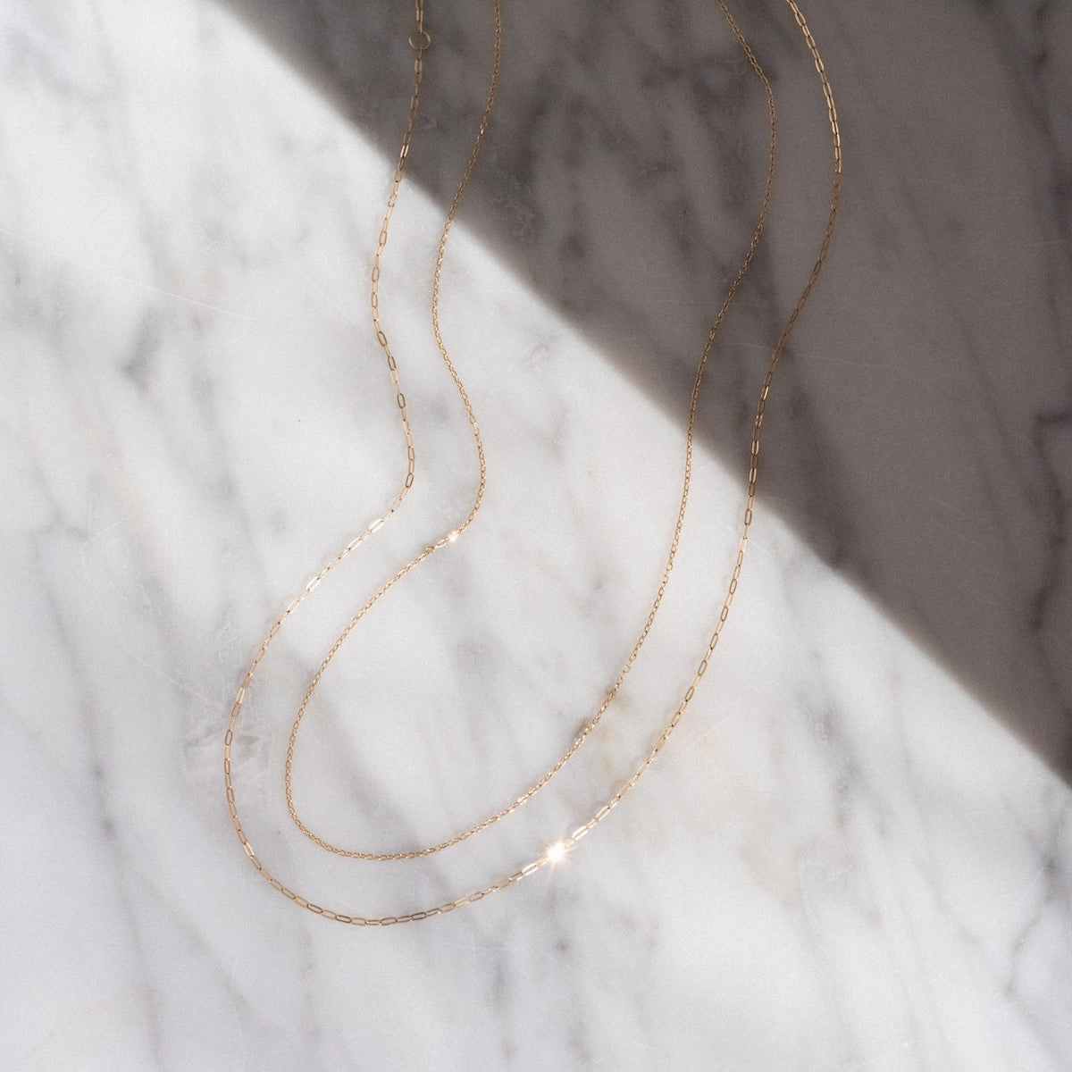 Solid Gold Chain for Charms