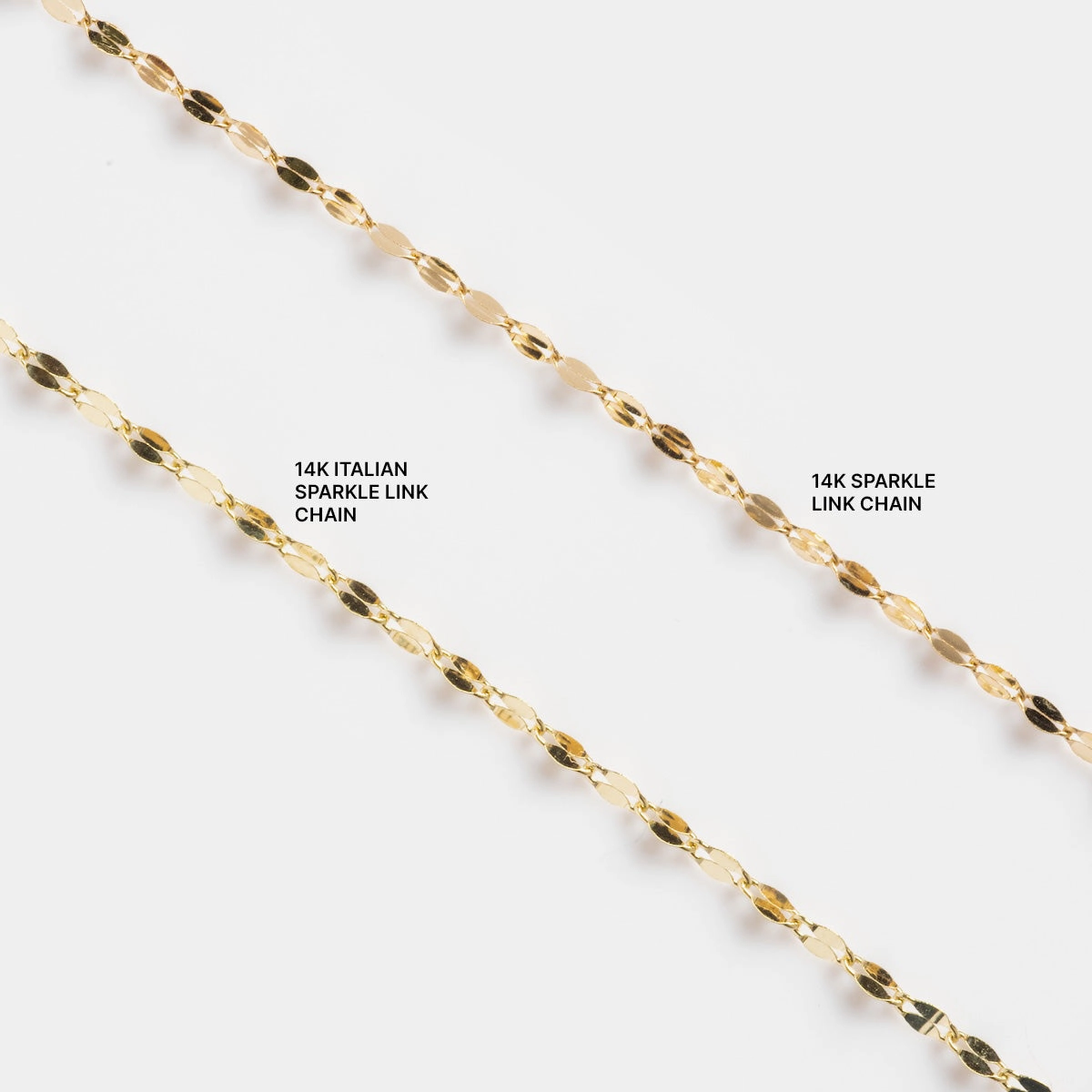 Solid Gold Chain for Charms