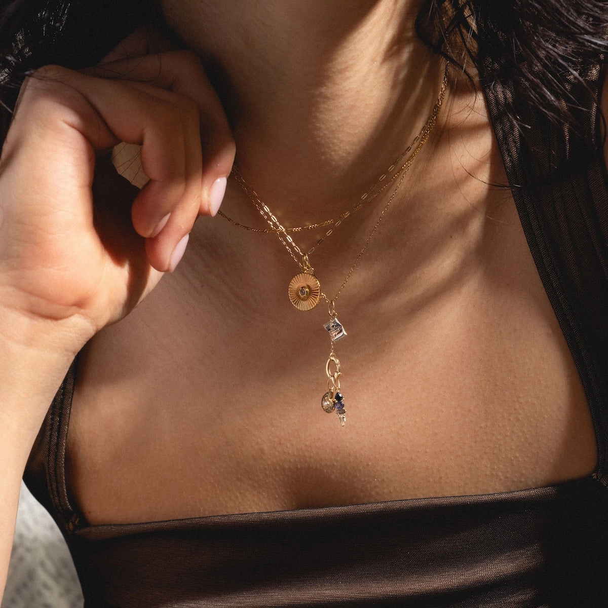 Solid Gold Chain for Charms