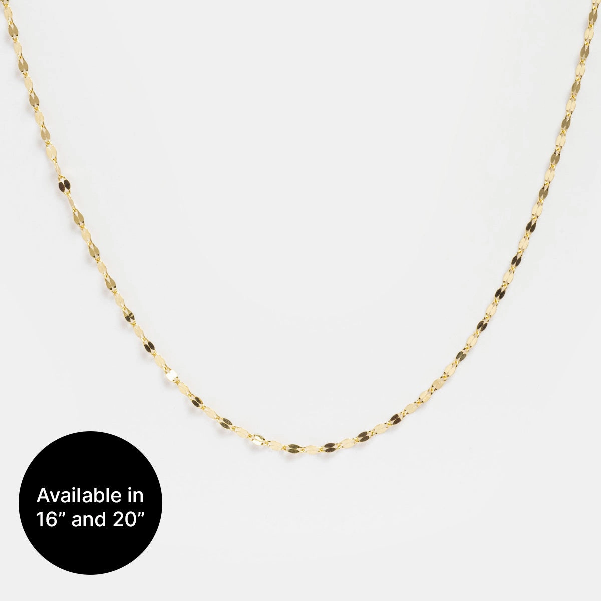 Solid Gold Chain for Charms