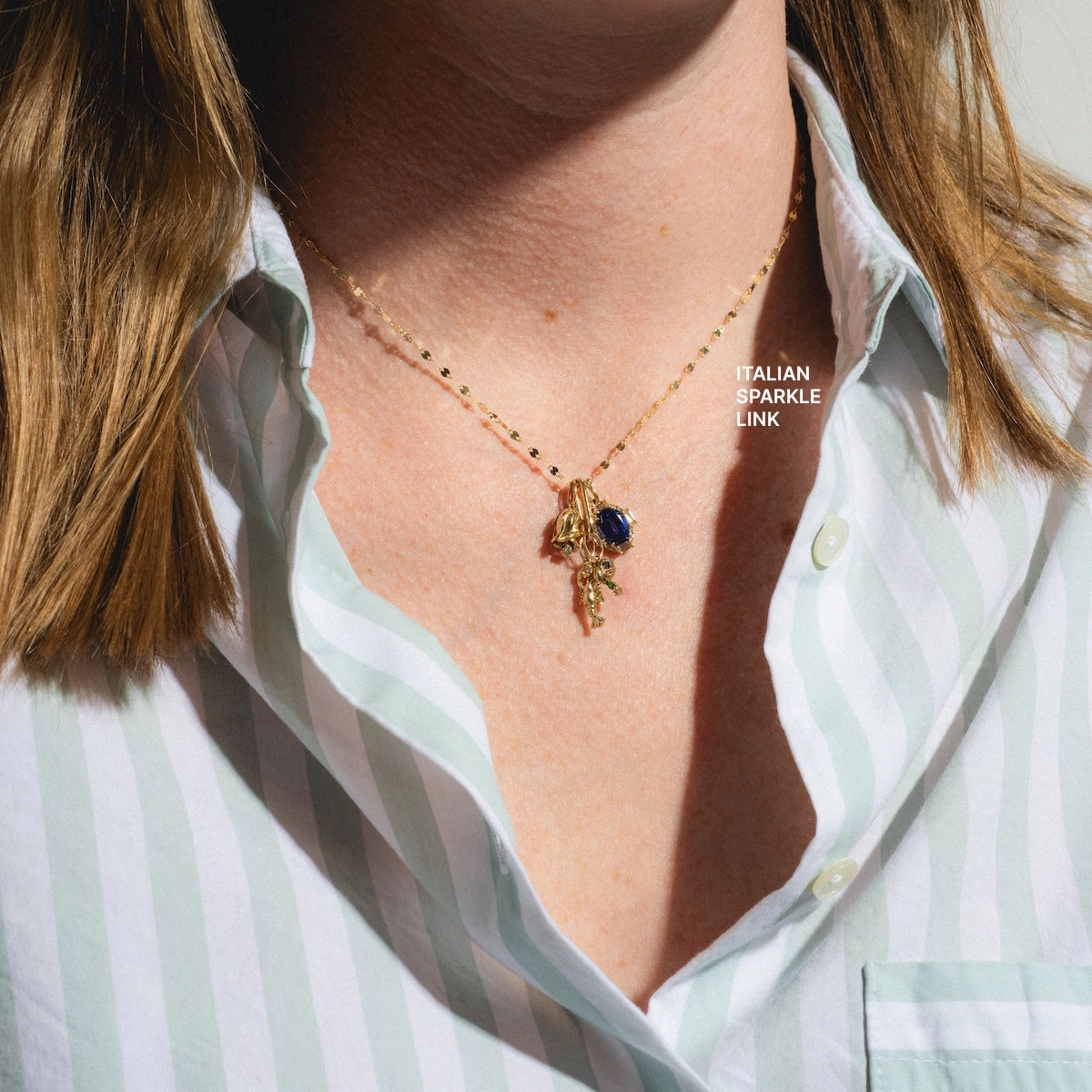 Solid Gold Chain for Charms