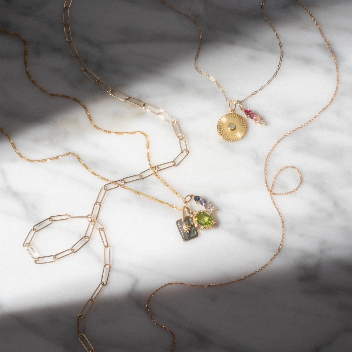 Solid Gold Chain for Charms