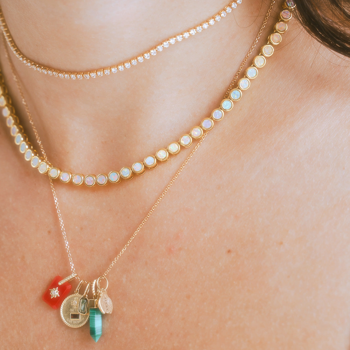 Solid Gold Coin Charm