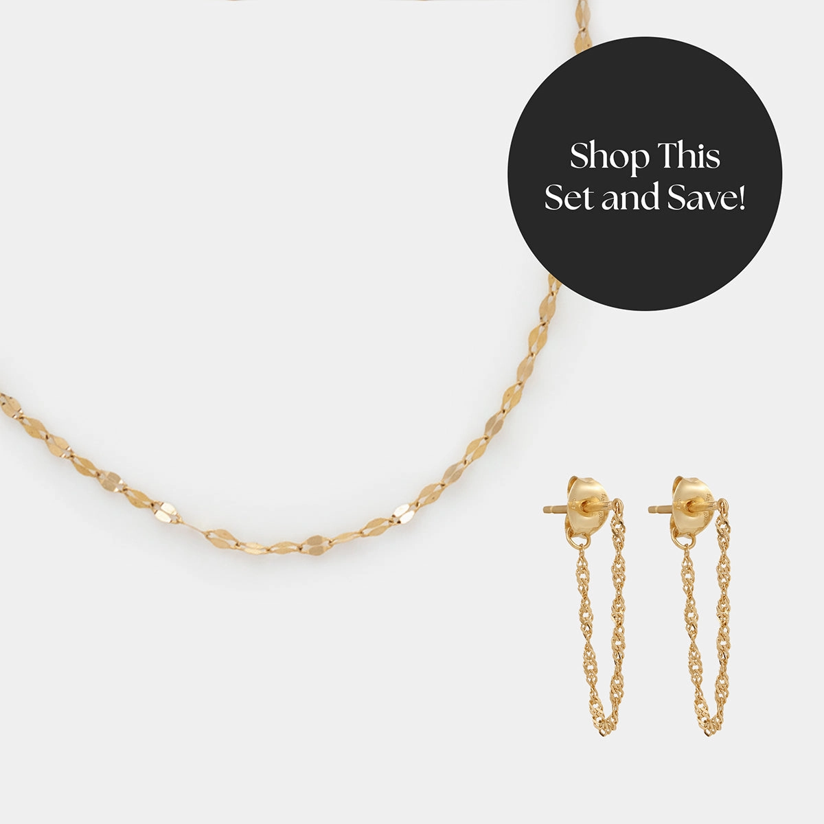 Solid Gold Delicate Gold Gift Set