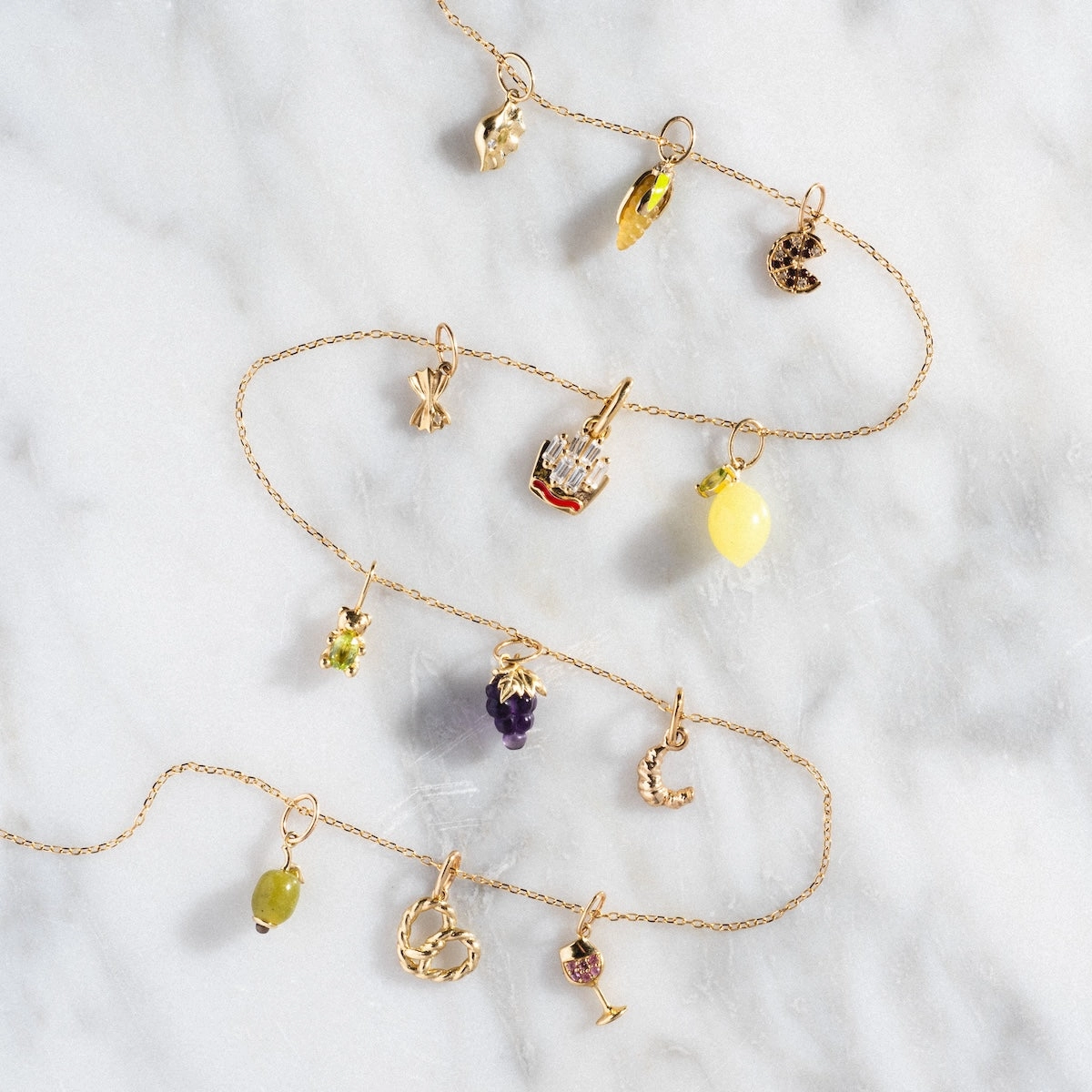 Solid Gold Foodie Charm
