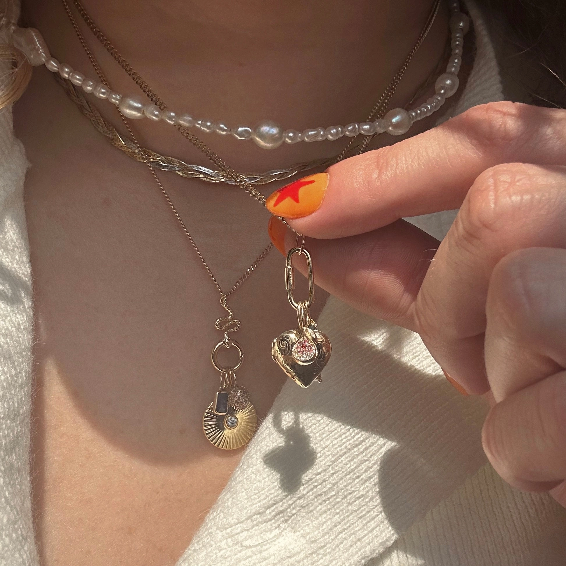 Solid Gold Foodie Charm