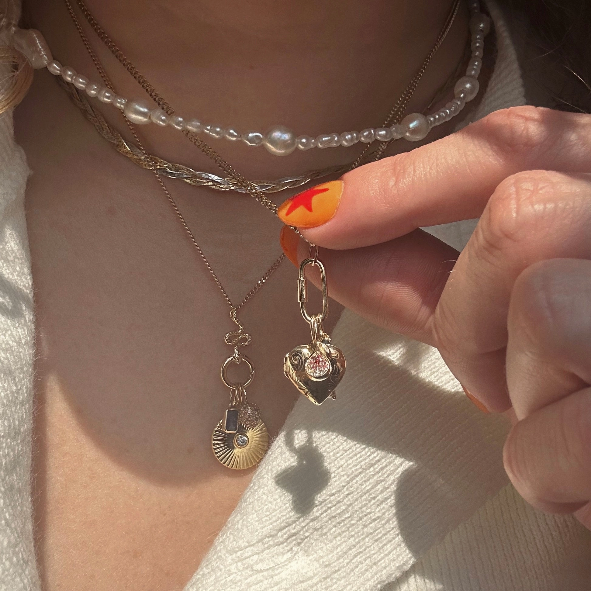 Solid Gold Foodie Charm