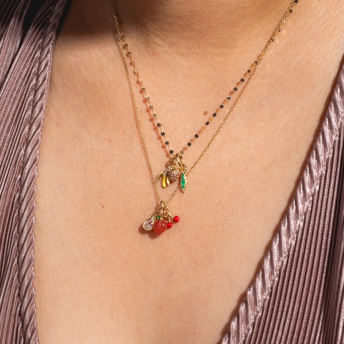 Solid Gold Foodie Charm