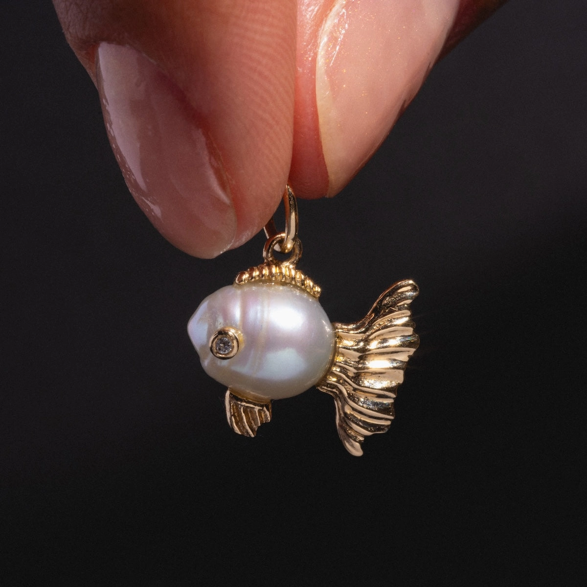 Solid Gold Nature Charm
