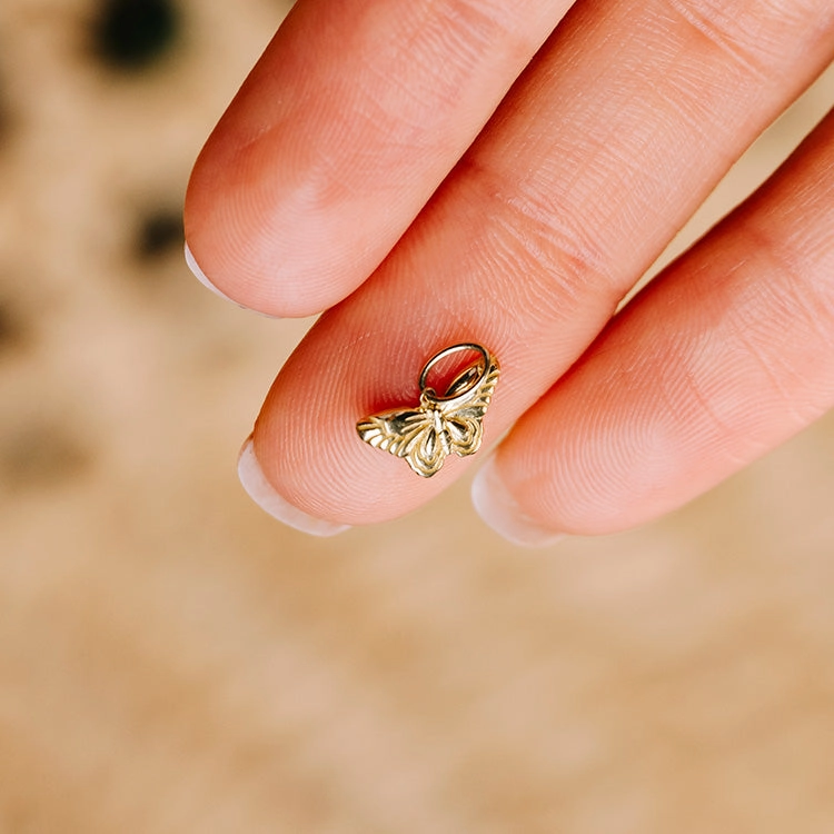 Solid Gold Nature Charm