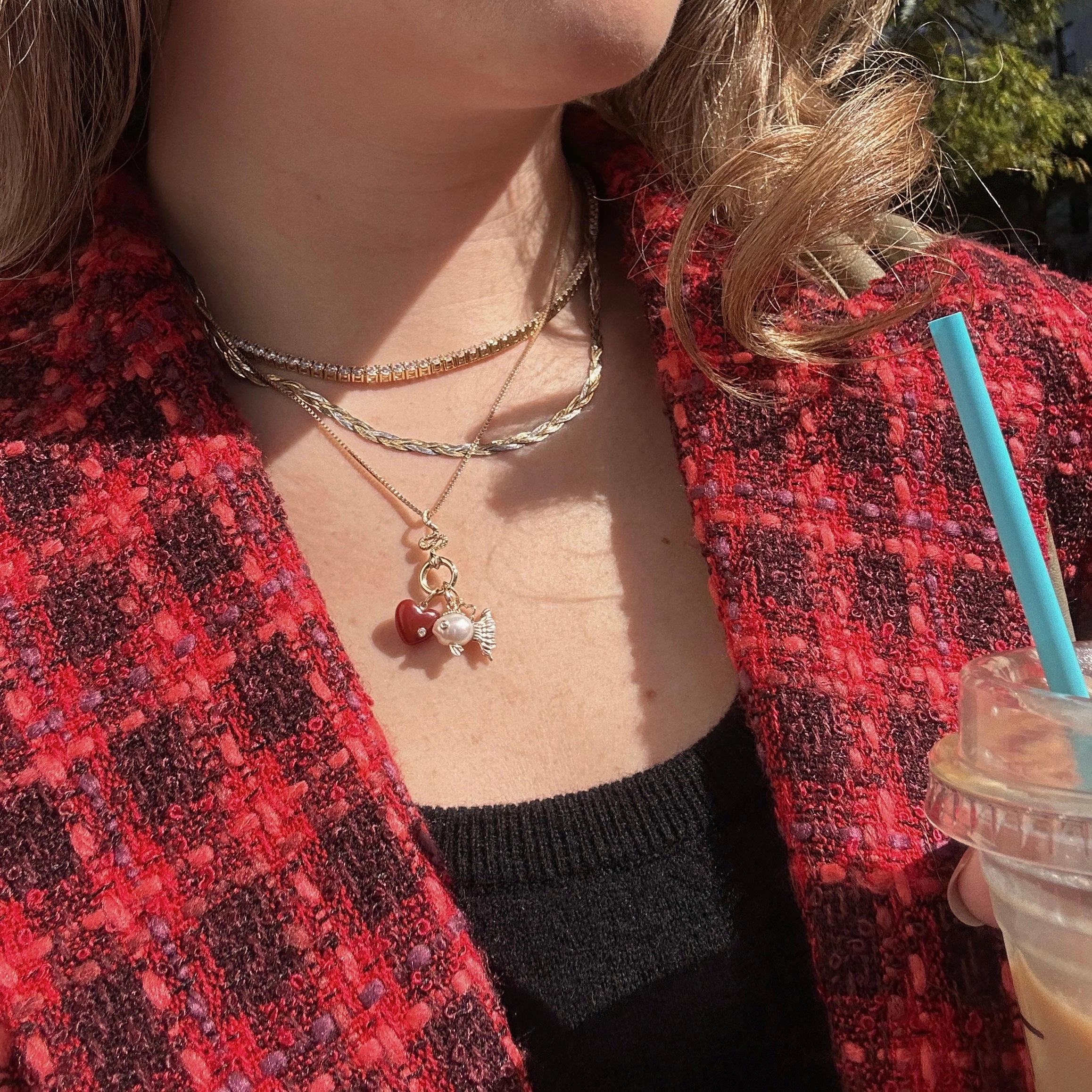 Solid Gold Nature Charm