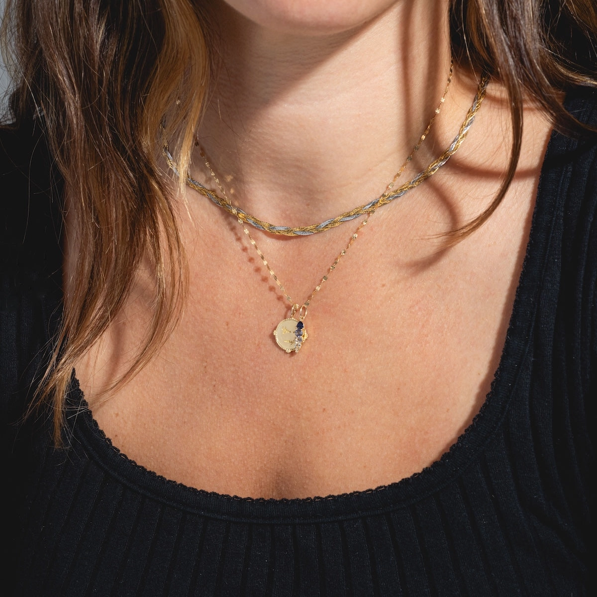 Solid Gold Personalized You are Magic Charm Necklace Gift Set