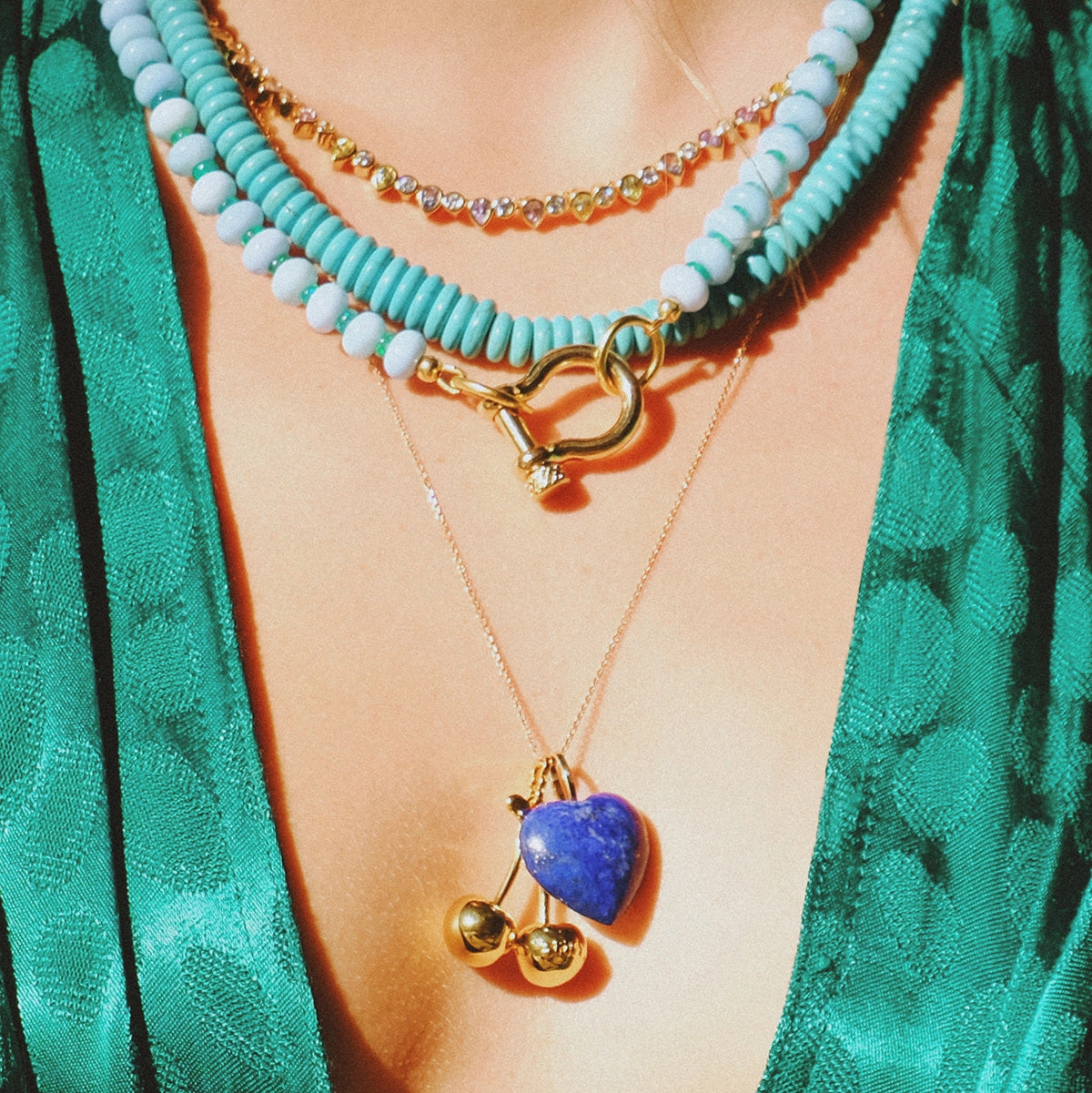 Teardrop Tennis Necklace