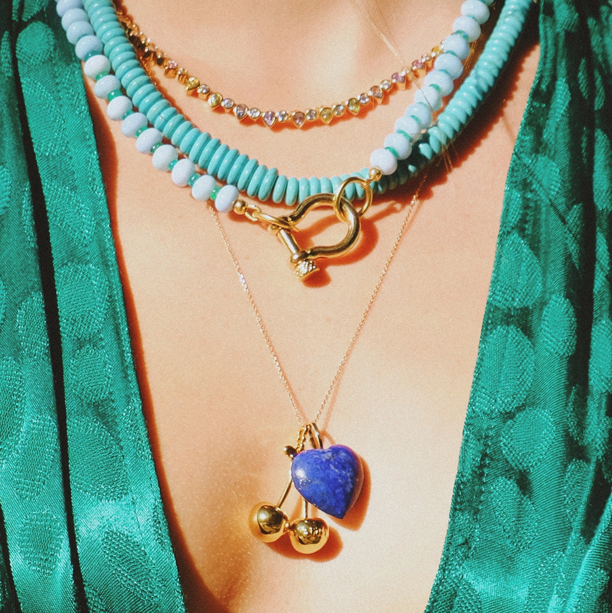 Teardrop Tennis Necklace