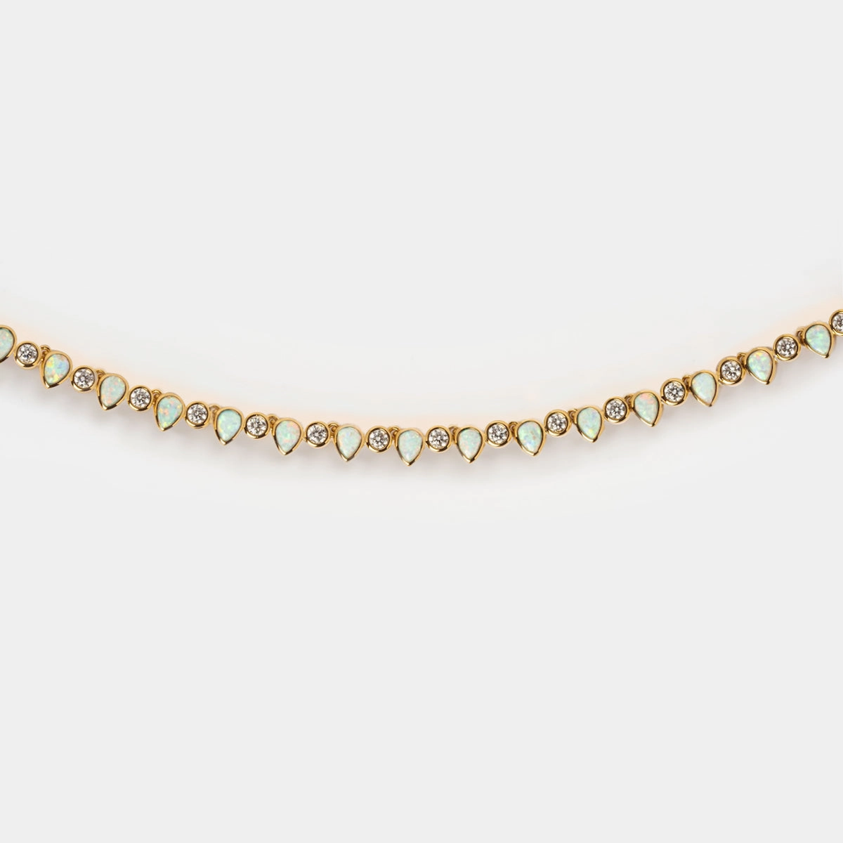 Teardrop Tennis Necklace