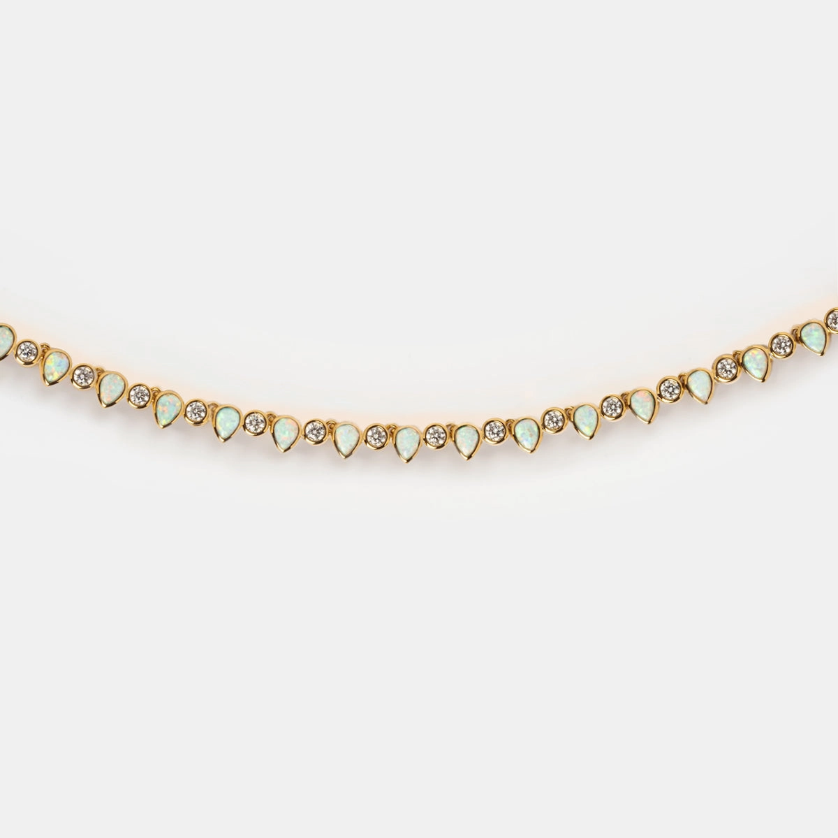 Teardrop Tennis Necklace