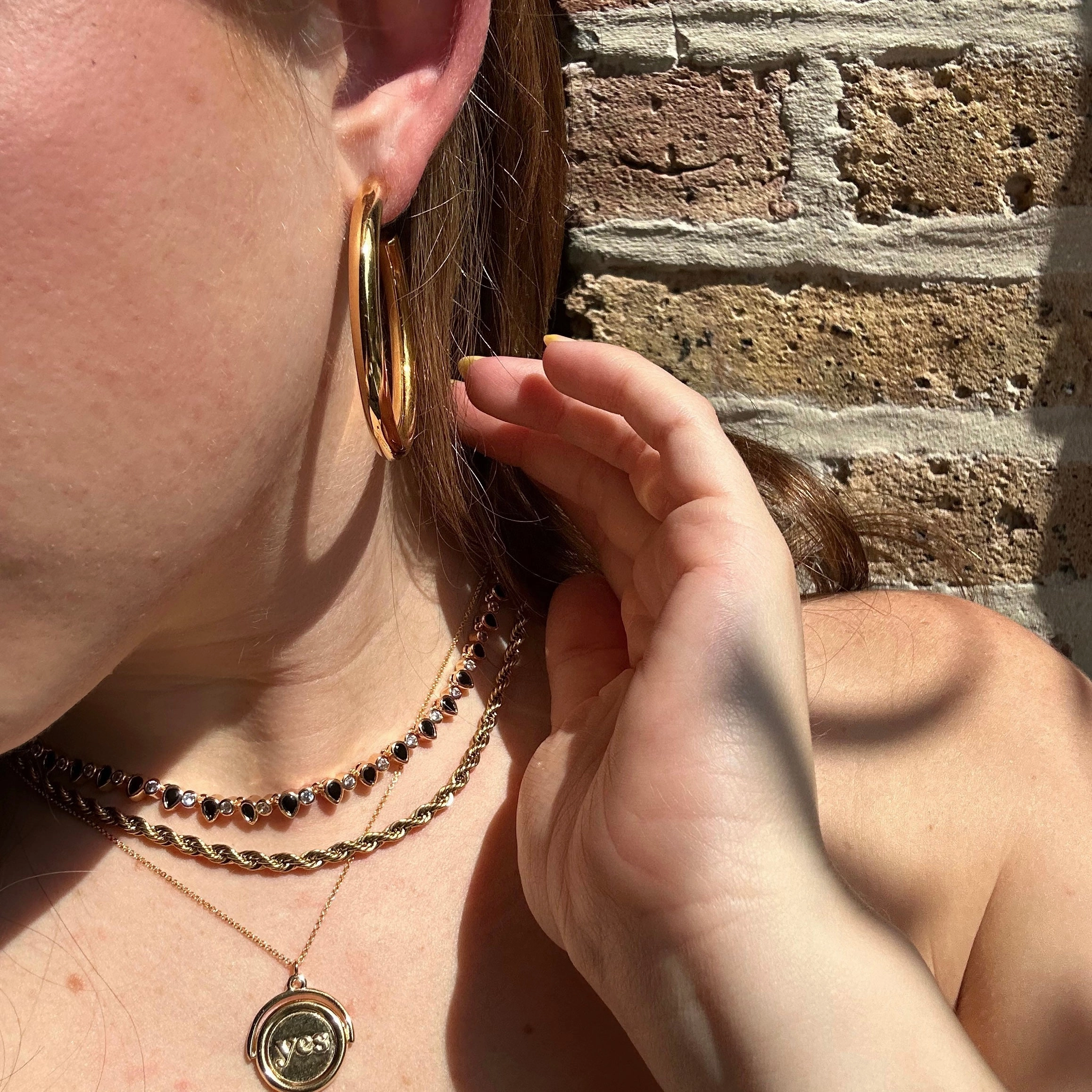 Teardrop Tennis Necklace