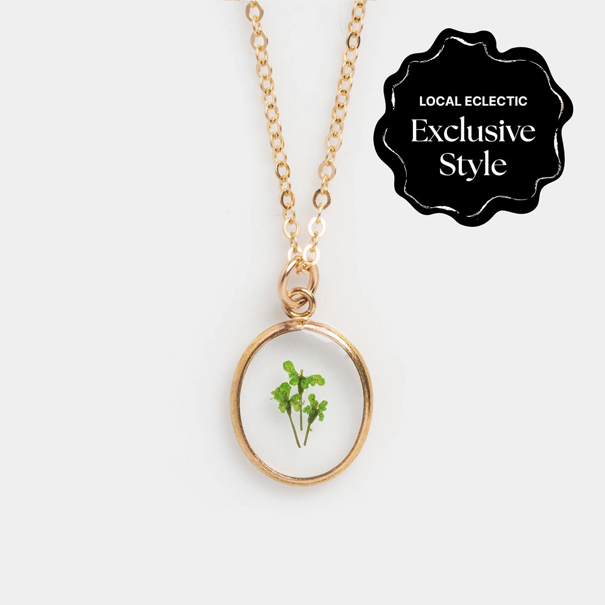 Tiny Birth Flower Portrait Necklace