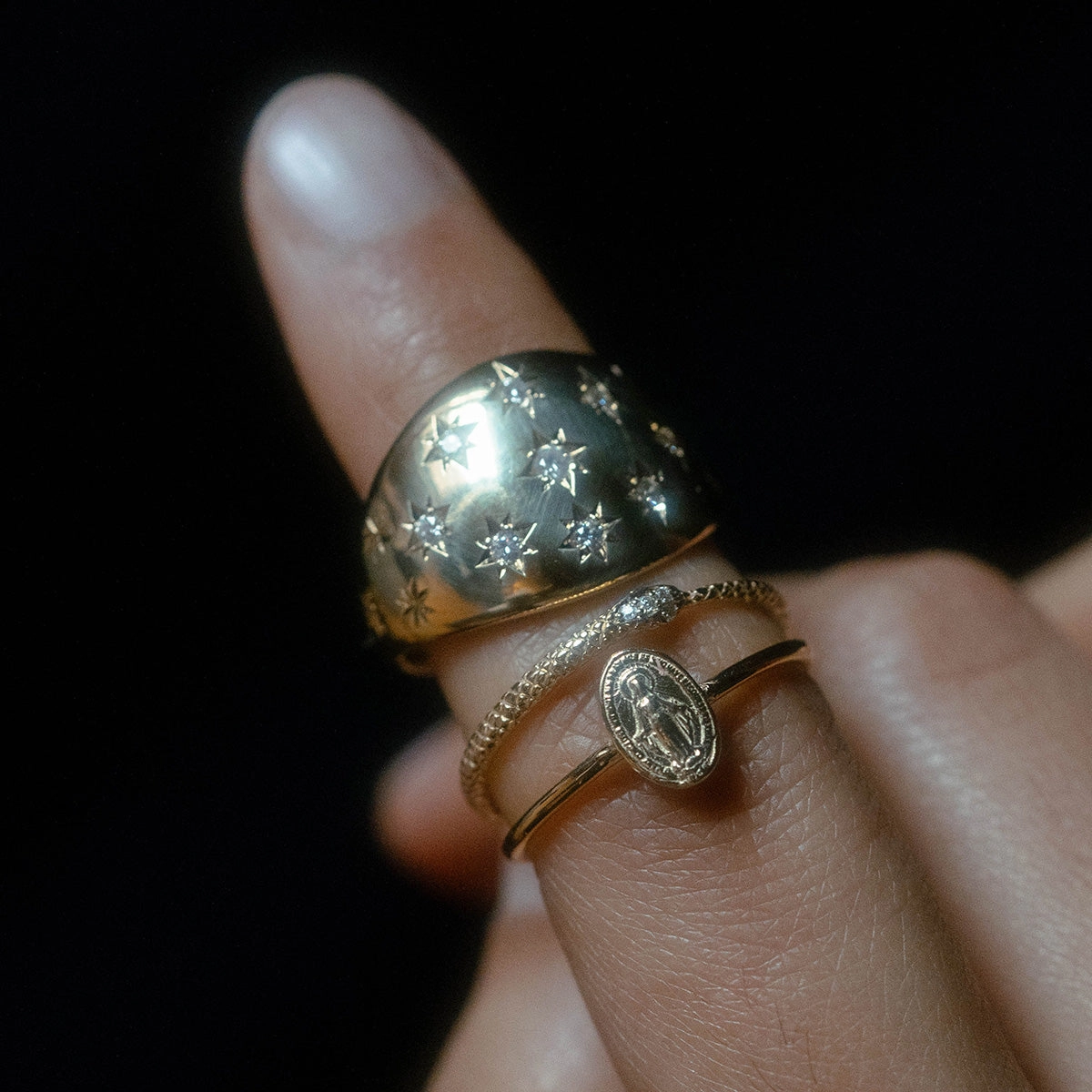 Tiny Miraculous Medal Ring