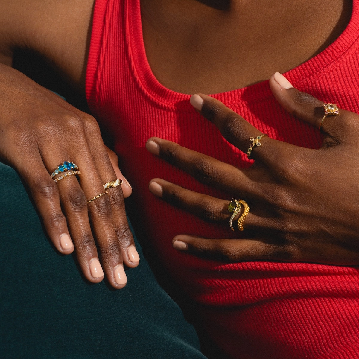 True Colors Classic Ombre Birthstone Ring