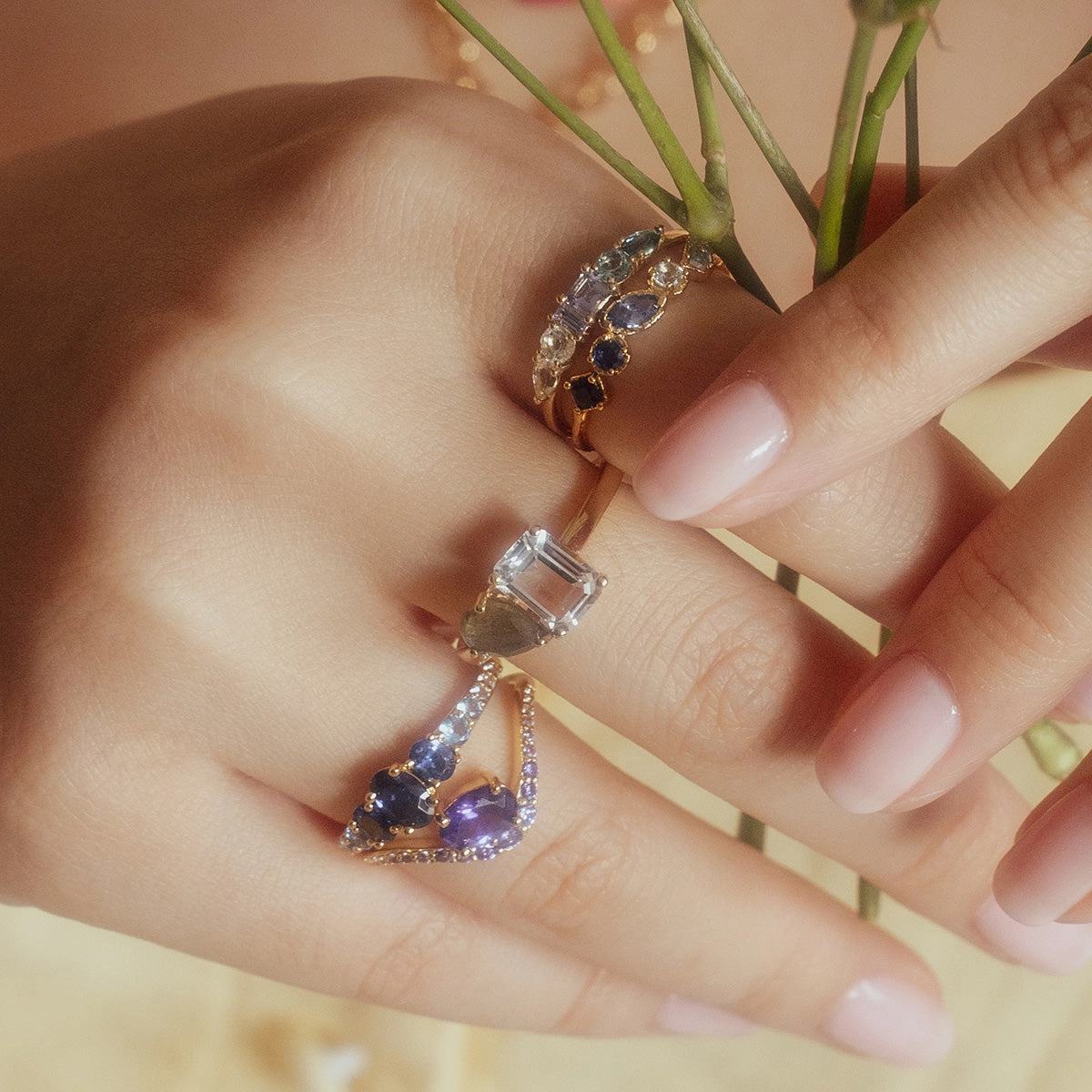 True Colors Classic Ombre Birthstone Ring