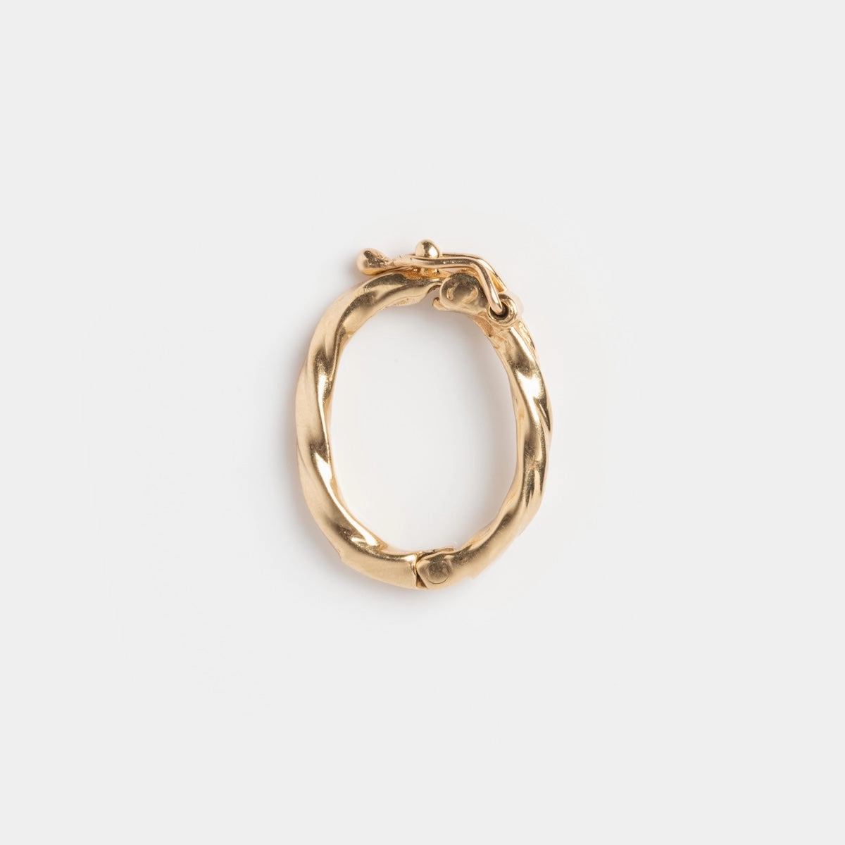 Vintage 14k Textured Charm Clip