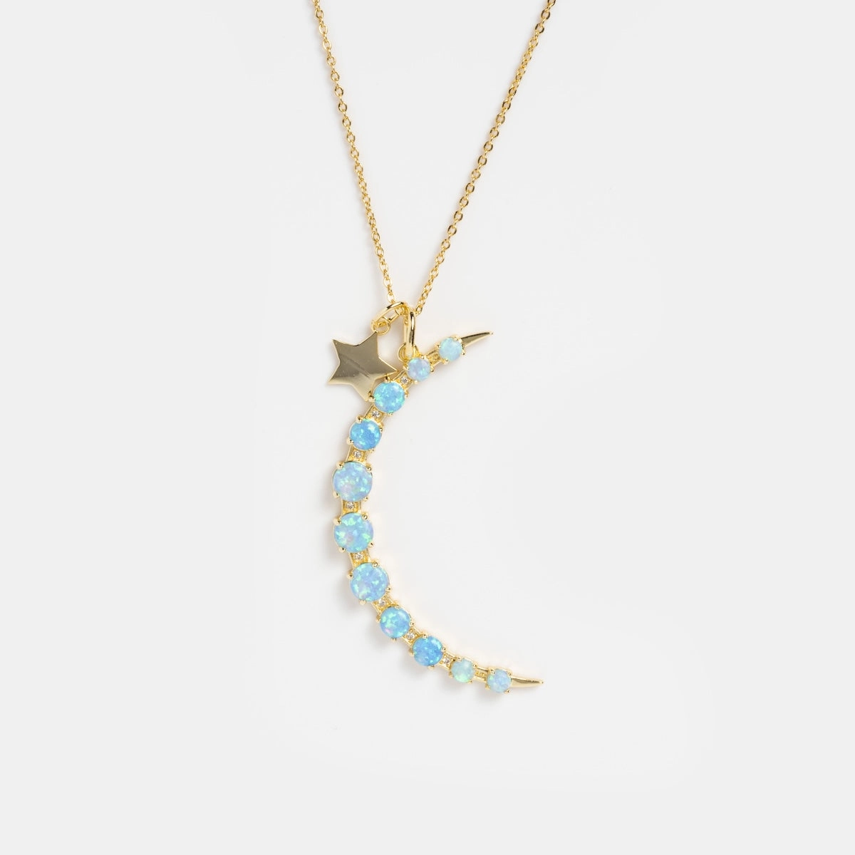 What Dreams Are Made of Blue Opal Necklace