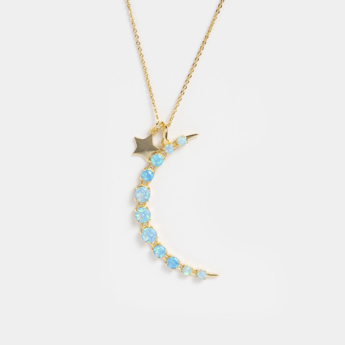What Dreams Are Made of Blue Opal Necklace